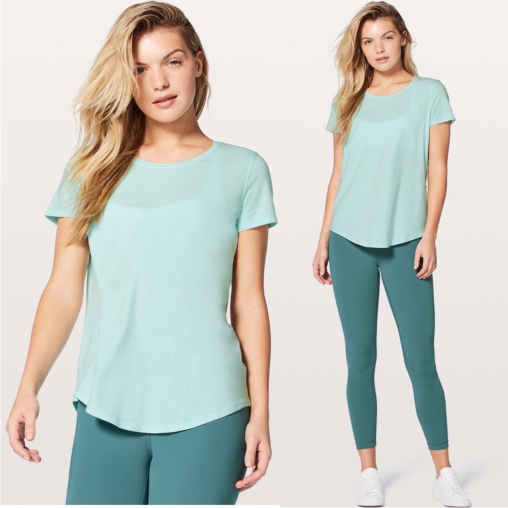 Lululemon Love Crew III Aquamarine SZ 4